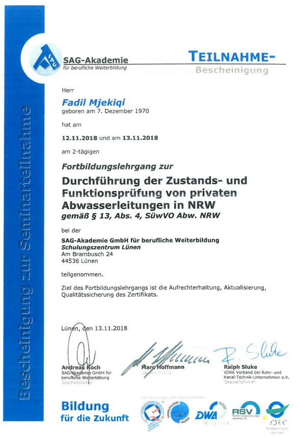 Funktionspruefung Mjekiqi